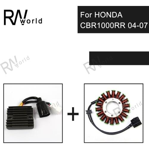 1 Set Motorcycle Voltage Regulator Rectifier Generator Magneto Stator Coil For HONDA CBR1000RR CBR1000 RR 2004 2005 2006 2007