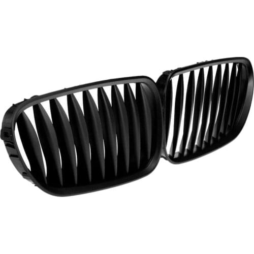 2 Pcs Matt Black Front Grille Sporty Style Grill for BMW Z4 E85 E86 03-08