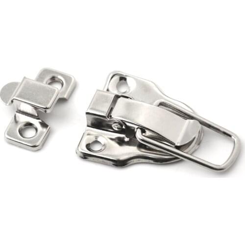 2Pcs Vintage Jewelry Wood Box Hasps Drawer Latches Decorative Suitcases Hasp Latch Buckle Clasp Furniture Hardware