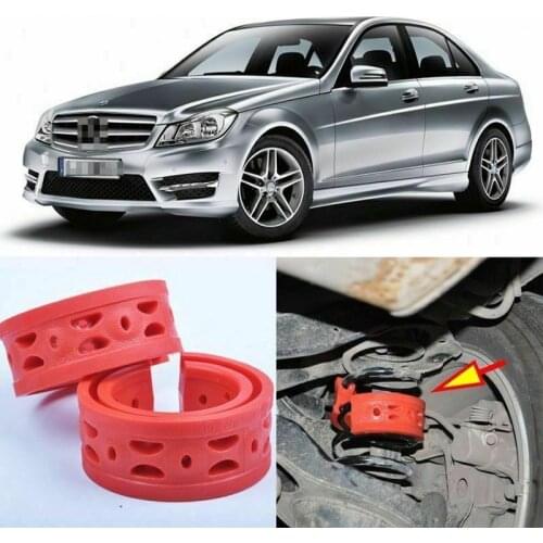 2pcs Rear Air Suspension Shock Bumper Spring Coil Cushion Buffer For BENZ C180