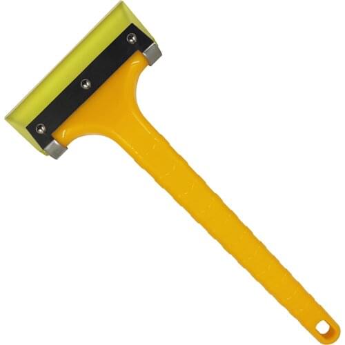 33cm Long Handle Ice Scraper Rubber Window Snow Squeegee Blade Snow Shovel Car Water Squeegee Auto Film Wrapping Tools B43