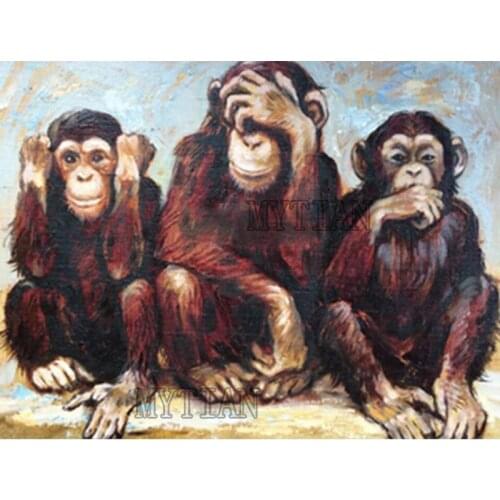 5D Diamond Painting Monkey Animal Diamond Mosaic Full Square/round Drill Rhinestones Diamond Embroidery Home Decor Gifts