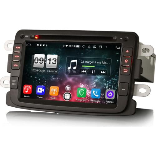 7" Android 10.0 OS Car DVD Multimedia GPS Radio System Player for Dacia Dokker 2012+ Lodgy 2012+ Duster 2012+ Logan 2012