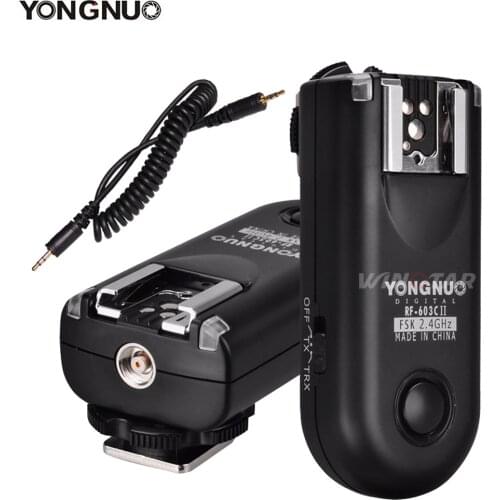YONGNUO RF-603 II C1 Radio Wireless Remote Flash Trigger for Canon 800D 760D 750D 700D 650D 600D 77D 1300D 80d 70D 60D M5 M6