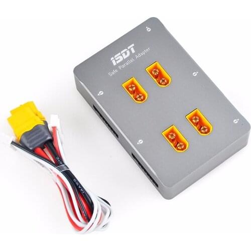 ISDT PC-4860 1-8S Safe Parallel Board XT60 CNC Parallel Charging Board for Charging Units Accessories Accs Parts for Drones Toys