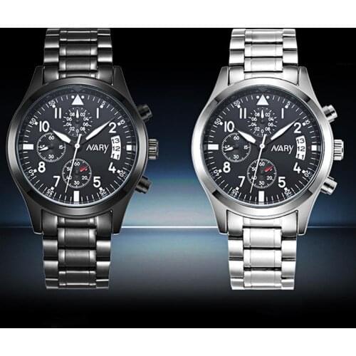 NARY Male Wristwatches For Men Watches Casual Quartz Watch Luxury Life Waterproof Clock Man Relogio-Masculino