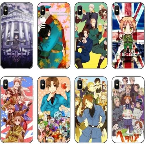 Hetalia axis powers Accessories Phone Case For Huawei P30 P20 Pro P10 P9 P8 Lite Y5 Y6 Y7 Y9 P Smart Plus 2018 2019