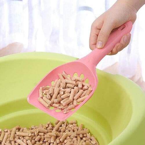 Cleaning Products Dog Food Scoops Thickened Plastic Cat Litter Scoop Set Pet Care Sand Waste Scooper Shovel Hollow Cleaning Tool