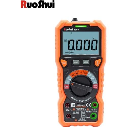 Digital Multimeter Profesional Ture Rms AC/DC Current Capacitance Tester Ohm 200mA Protection Auto Power off Meter 890 Series