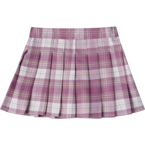 Children Clothing School Plaid Girls Skirt Kids Pleated Skirts Baby Toddler Teenage Clothes Girls A-line Mini Dance Short Skirt