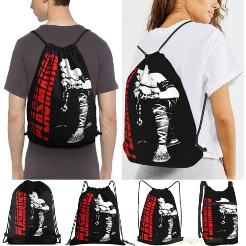 Men Outdoor Travel Drawstring Backpack Bags Plasmatics Wendy O Williams Rocks Women Sports Travel Bag Fitness Swimming Bag