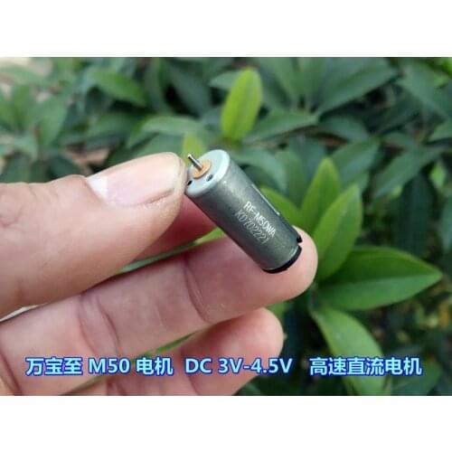 DC 3V~4.5V 31000RPM High Speed Mabuchi RF-M50WA Motor Micro Mini 10mm Round Cylinder Motor Engine 1mm Shaft DIY fan Toy Model