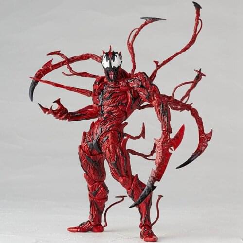 Disney Marvel Red Venom Carnage In Movie The Amazing Spiderman Figure Bjd Joints Movable Action Figure Model Toys Gifts