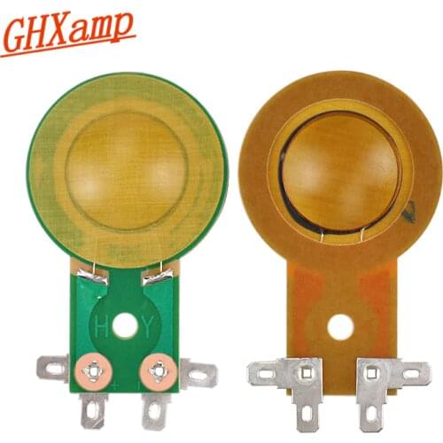 GHXAMP Universal 25.5mm Treble Voice Coil Horn tweeter diaphragm Resin Film Long frame Driver Head stage speaker Repair 2PCS