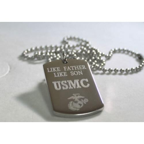 Custom dog tags for men new PERSONALIZED mens dog tags hot sales custom cheap custom marines dog tag necklace