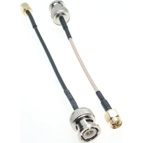 SMA Male to BNC MALE Connector RG316 / RG174 Coax Cable RF jumper Pigtail High Quality