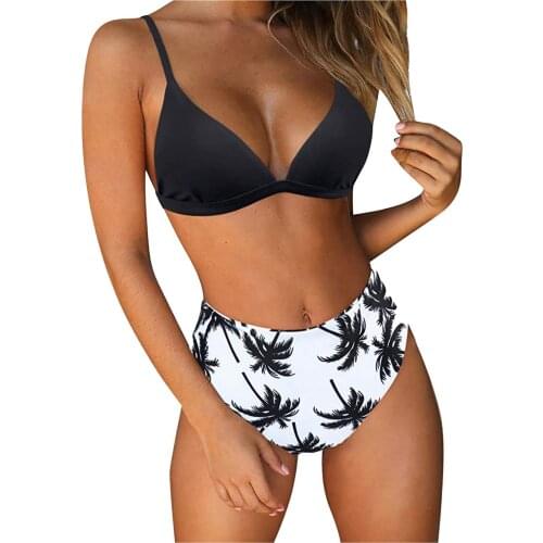 2021 Push Up Floral Wrap Bikini Sets Women Sexy Thong Two Pieces Swimsuits 2021 Girl Beach Bathing Suits Swimwear Wholesale