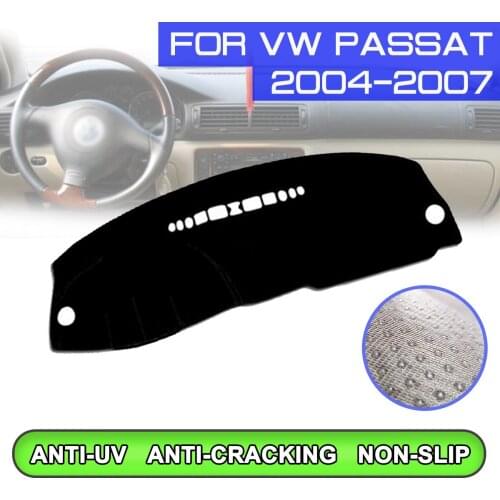 Car Dashboard Mat Anti-dirty Non-slip Dash Cover Mat UV Protection Shade for Volkswagen Passat 2004 2005 2006 2007