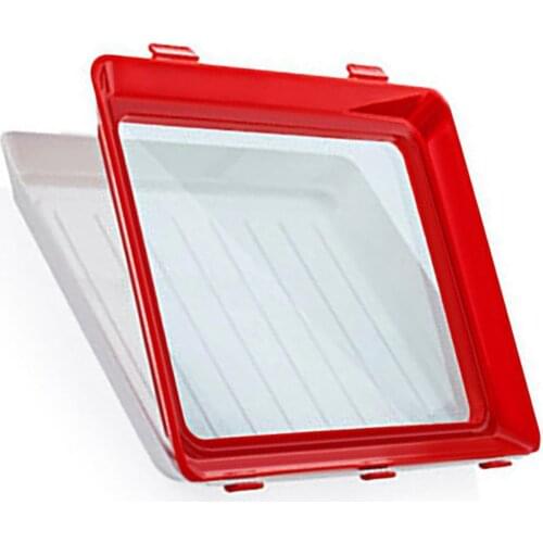 Kitchen Food Preservation Tray Reusable Plastic Food Preservation Storage Container Plate