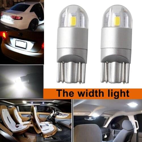 2 Pcs T10 8000K 12V LED Bulbs Light Lamp Replacement High Brightness for Car Vehicle NJ88