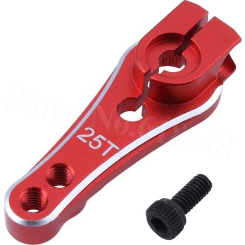 Metal Aluminum Alloy 25T Servo Horn Steering Arm for 1/10 RC Crawler Traxxas TRX-4 Trail Defender 8247 Replacement Parts