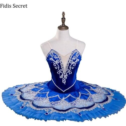 Newest Professional Pancake Ballet Tutu,Blue Bird/Le Corsaire Classical Performance Costumes,Ballerina YAGP Competition Dress