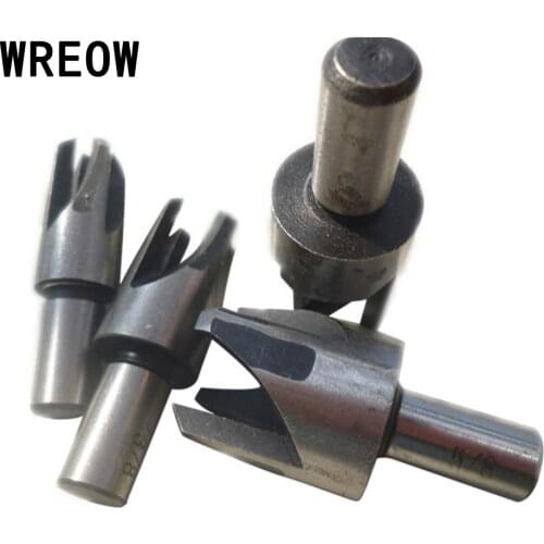 New 4PCS Carbon Steel Wood Work Plug Cutter Cutting Tool Drill Bits Set Home Tool Accessories