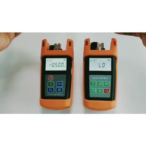 Onefind WF1205 fiber optical power meter universal connector with interchangeable connectors FC, SC and flashlight LED functions