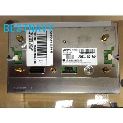Original new 7" LCD display LB070WV3(SD)(01) LB070WV3-SD01 screen for Mercedes Benz W204 E260 car GPS navigation audio