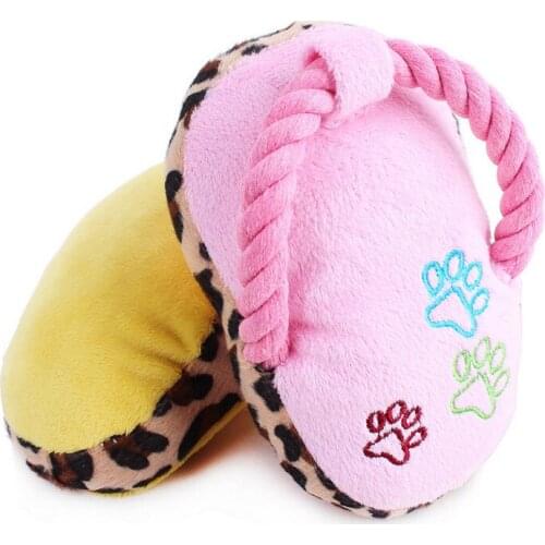 Pet plush toys cartoon plush slippers plush toys