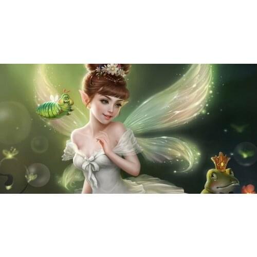 Cartoon Towel Flower Fairy Printed Microfiber Bath Towel Adult serviette de plage toalha Kid Drying Travel Beach Towel 70x140cm