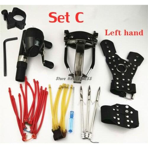 Hunting Fishing Slingshot Shooting Catapult Bow Arrow Rest Bow Sling Shot Catapult Precise Crossbow Bolt Shooting Fish New
