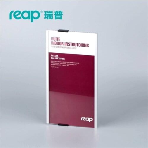 Ruite Reap 3205 149*297mm Aluminium Office Badge Indoor Wall Mount Sticker Holder Display Info Poster Door Sign