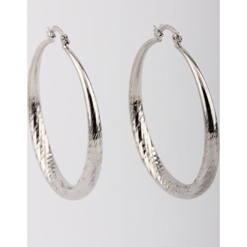 BEADSLAND Cooper Earrings 5CM Diameter Fashion Jewelry Women Gift
