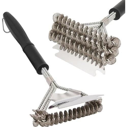 Grill Brush Bbq Cleaner Perfect Tools For All Grill Types With Weber Barbecue Accessories