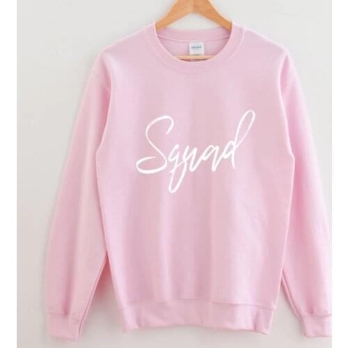 Skuggnas New Arrival Bridesmaid Sweatshirt Squad Jumper Bachelorette Bride Sweatshirt Bridesmaid Hoodie Wedding Party Jumper