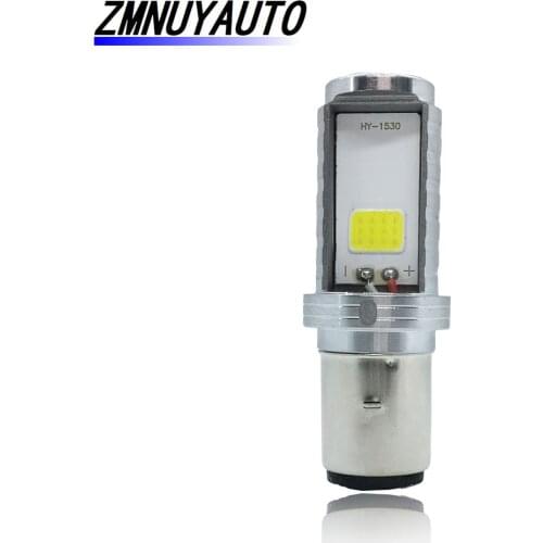 BA20D Led Motorcycle Headlight COB LED H6 10W 1000LM Hi/Lo Beam Motorbike Headlamp Fog Lights White Scooter Accessories Moto