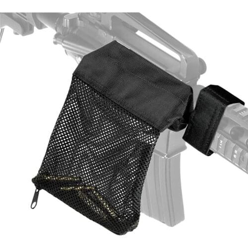 Brass catcher black Portable Tactical storage bagHunting gun accessories Zipper design