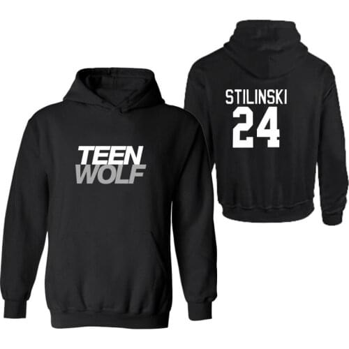 Teen Wolf Stiles Stilinski 24 Hoodies Sweatshirts Dunbar McCall moletom Hooded pullover men/Women Clothes Oversized Hoodie tops