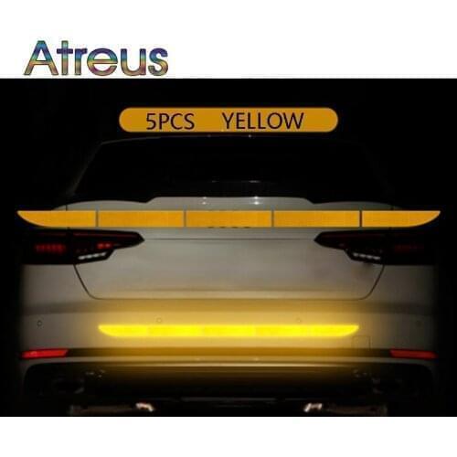 Universal Car Body Trunk Exterior Warning Protective Reflective Strip Stickers for BMW E46 E90 F30 E36 E39 F20 E46 X5 E70 E53 M