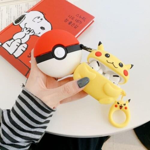Pokemon Pikachu Protective Shell for AirPods Pro 3 Generation Wireless Bluetooth Headset Protective Soft Cover Shell