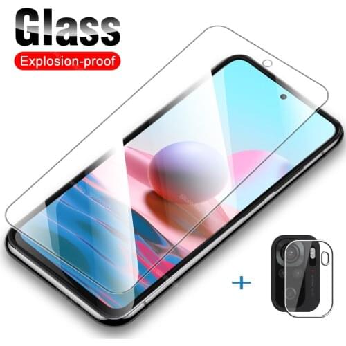 2in1 For Xiaomi Redmi Note 10 Pro Glass Camera Lens Film Screen Protector For Redmi Note10 Pro Max 10s 10pro Tempered Glass