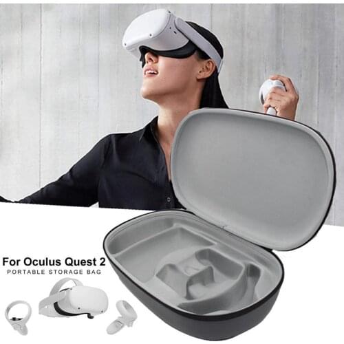VR Accessories For Oculus Quest 2 VR Headset Travel Carrying Case EVA Storage Box For Oculus Quest 2 Controller Protective Bag