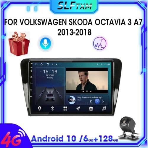 Android 9.0 2din Car Radio Multimedia video Player Navigation GPS For Volkswagen SKODA Octavia 3 A7 2014-2018 double din stereo
