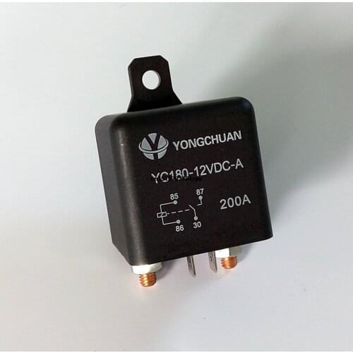 Car Truck Motor Automotive high current relay 12V 200A 2.4W Continuous type Automotive relay car relays YC180-12VDC-A 1PCS