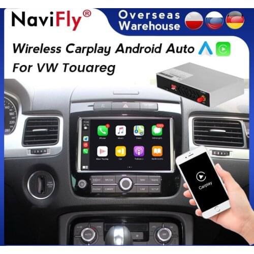 Wireless Apple CarPlay for VW Volkswagen Touareg RNS850 2011 2012 -2017 Car Play Android Auto Siri Phone camera Mirror-Link