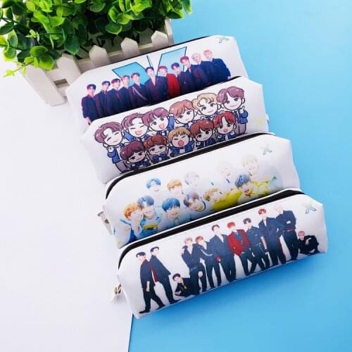 KPOP Produce X 101 X1 X ONE Combination pen bag pencil case box makeup bag stationery wallet concert same flying around wallet