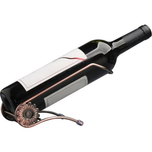 2pcs Quality Metal Wine Bottle Holders Creative Practical Living Room Decorative Cabinet Red Wine Display Storage Racks