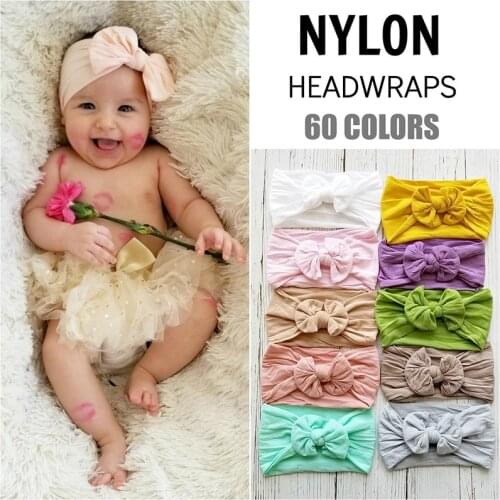 Baby Hair Accessories Turbans Headwrap Unisex Elastic Hair bands 2021 New Soft Nylon Children Headbands
