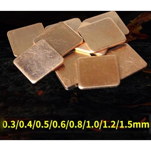 DIY Copper Shim 15*15mm Heatsink thermal Pad for Laptop GPU CPU VGA Chip RAM Copper Heat sink Repair graphics card copper Shim